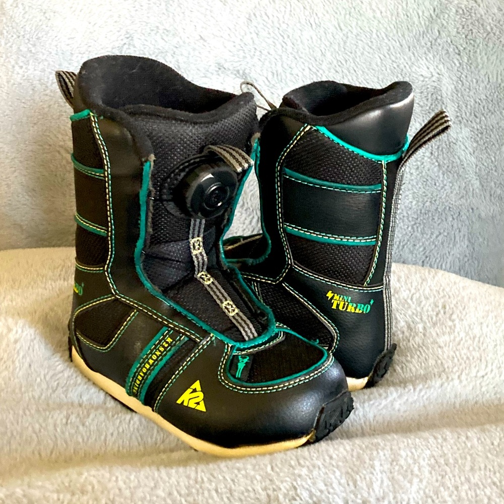 K2 Mini Turbo Snowboard Boots size 12